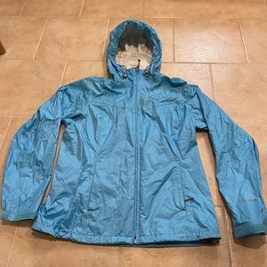 Eddie Bauer Blue raincoat